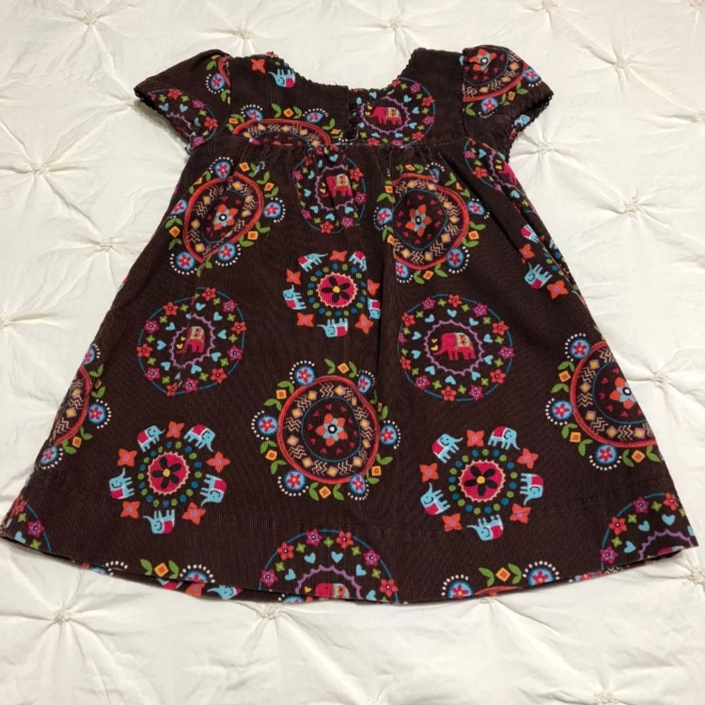 12/18 month Baby Gap Brown Dress